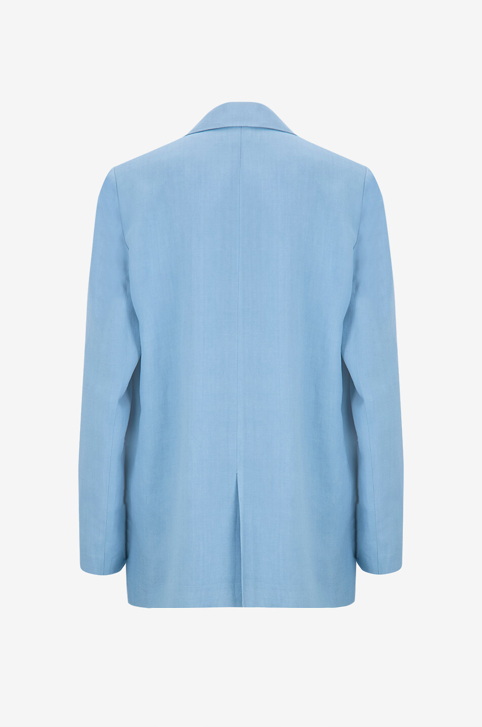 ANTONELLI FIRENZE Langer Blazer aus Viskose-Leinen-Gewebe Flambe Damen HELLBLAU 2
