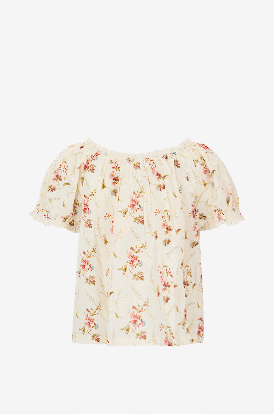 DÔEN Top à col rond à manches bouffantes Frederica Femme MULTICOLORE 2