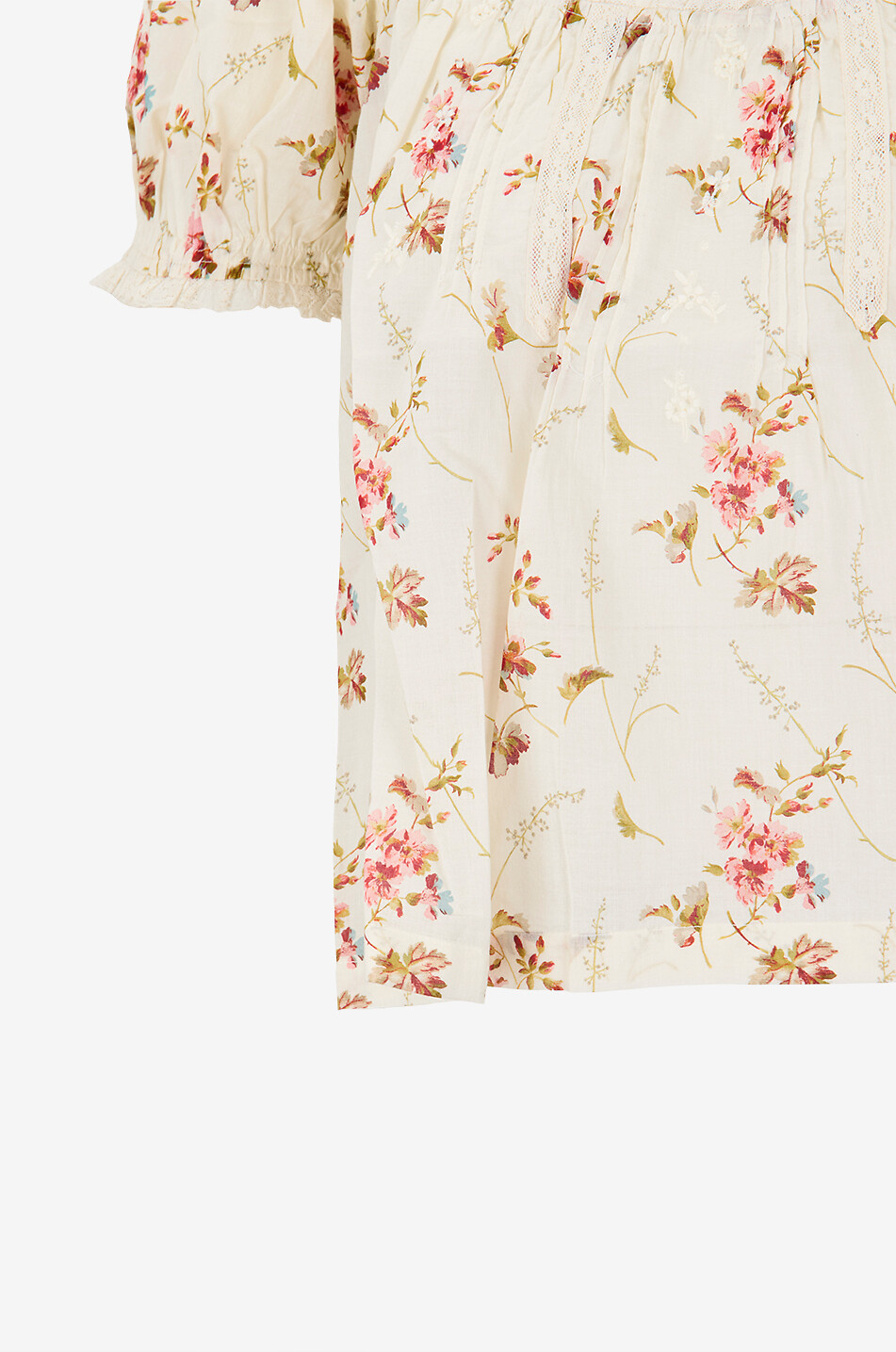 DÔEN Top à col rond à manches bouffantes Frederica Femme MULTICOLORE 3