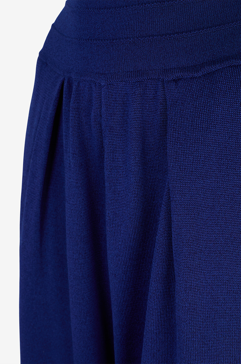 MOLLI Pantalon large à taille élastiquée en maille Ciao Femme BLEU FONCE 3