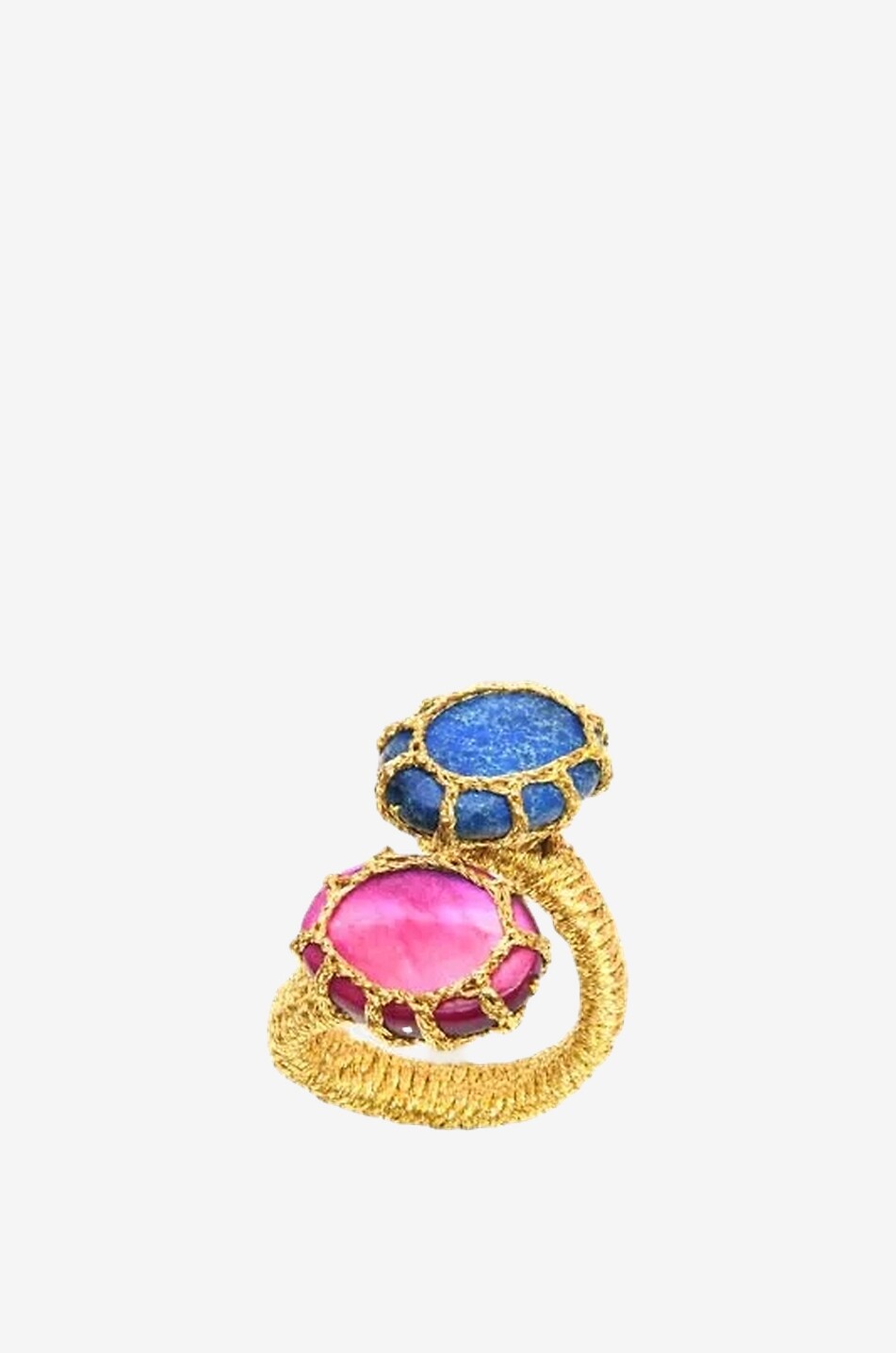 BOKS&BAUM PARIS Bague ouverte ornée de pierres fines Cancun Femme ROSE 1
