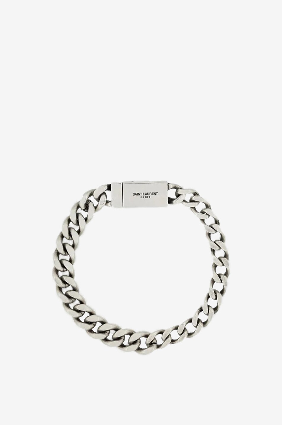 SAINT LAURENT PARIS Dickes silbernes Armband Saint Laurent Damen SILBER 1