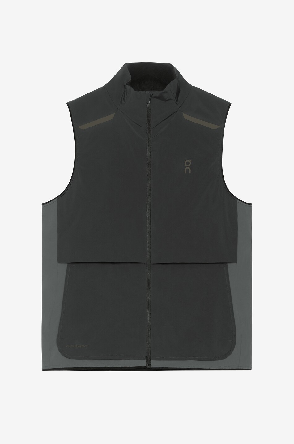 Gilet à col montant en tissu technique Weather