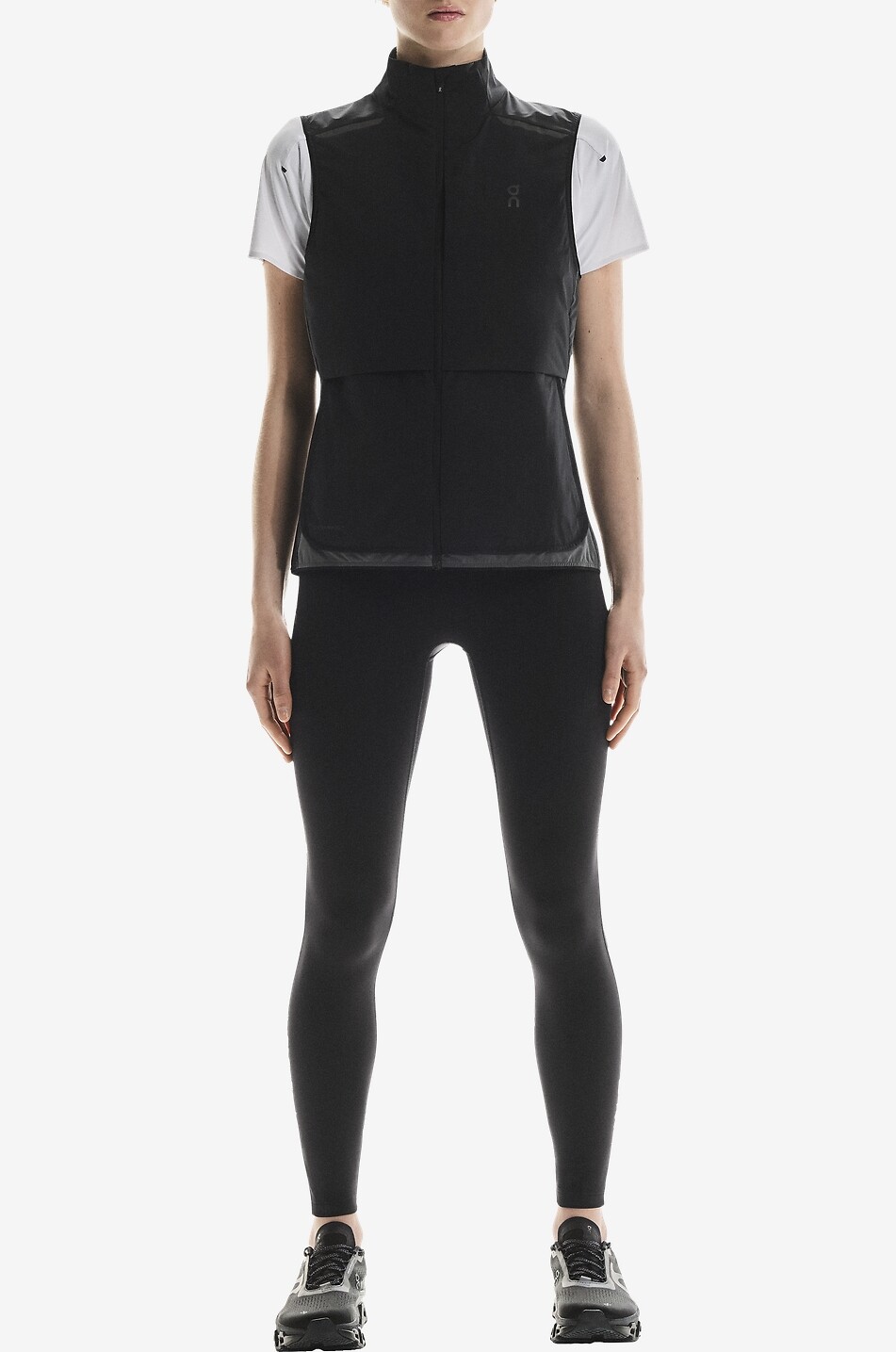 ON Gilet à col montant en tissu technique Weather Femme MULTICOLORE 5