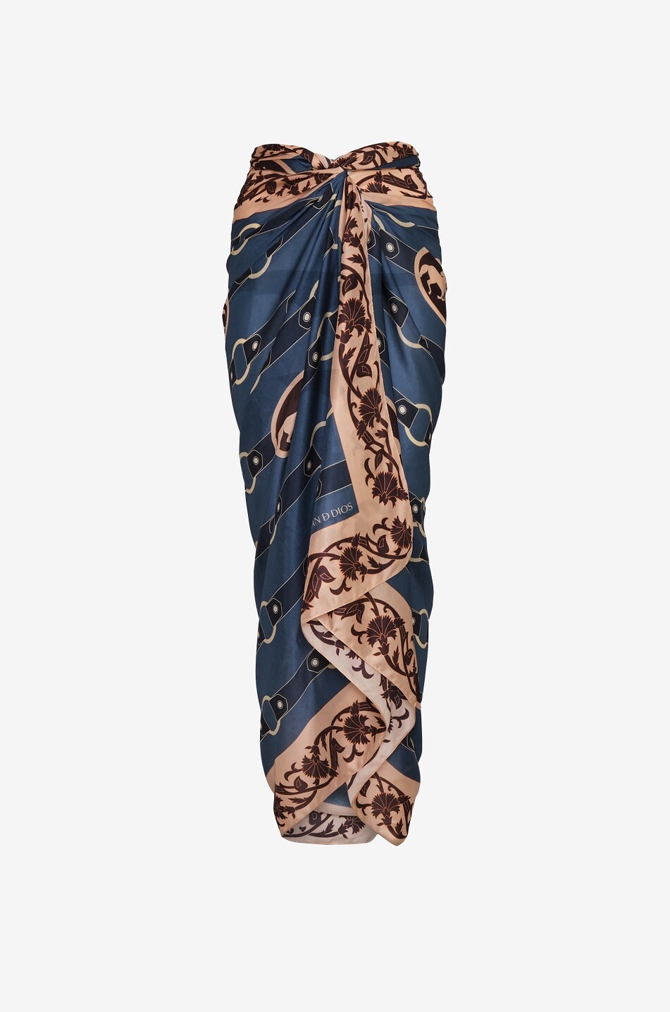 De La Falaise printed cotton and silk sarong