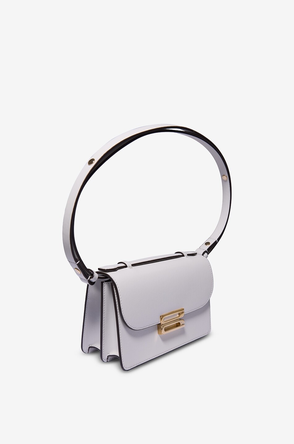 VICTORIA BECKHAM Sac porté épaule en cuir Dorian Femme GRIS CLAIR 2