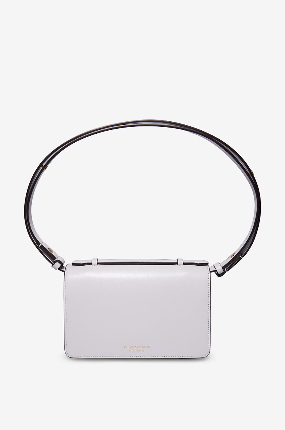 VICTORIA BECKHAM Sac porté épaule en cuir Dorian Femme GRIS CLAIR 3