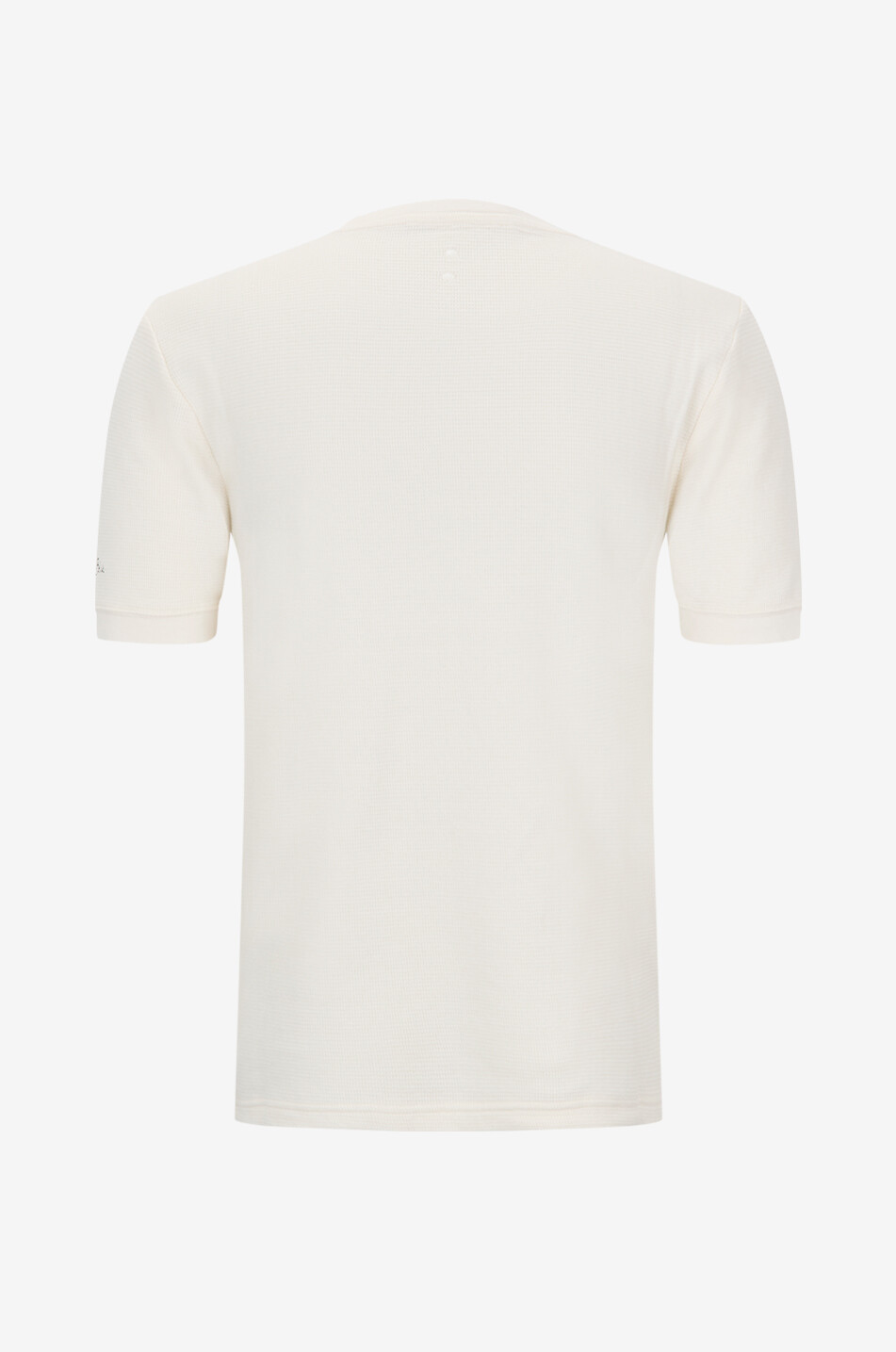ABOUT:BLANK Fitted short-sleeved cotton jersey T-shirt Men WHITE 2