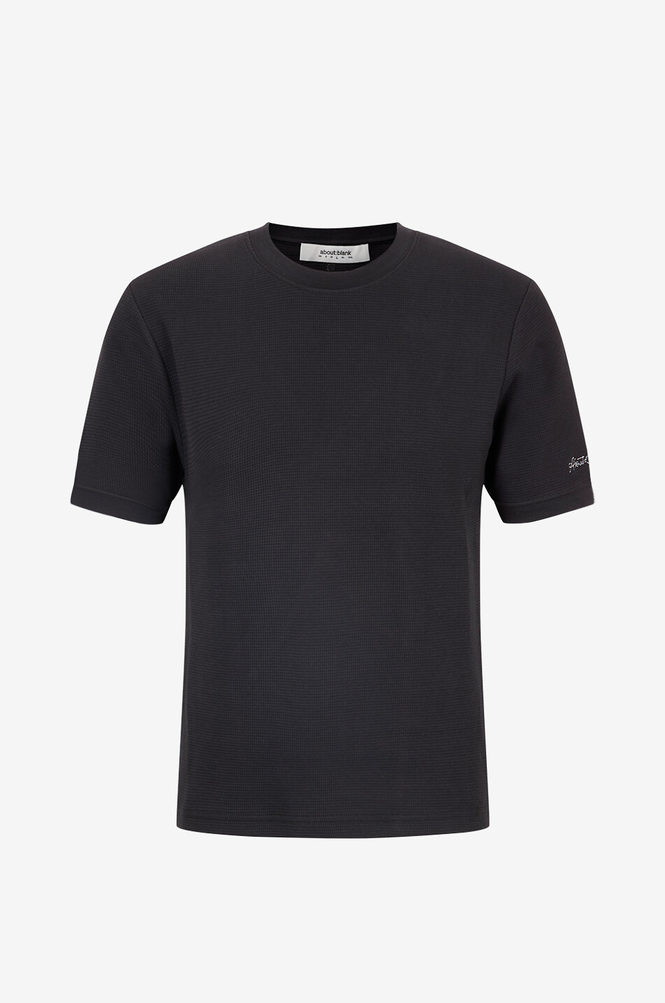 Kurzarm-T-Shirt aus Baumwolljersey Fitted