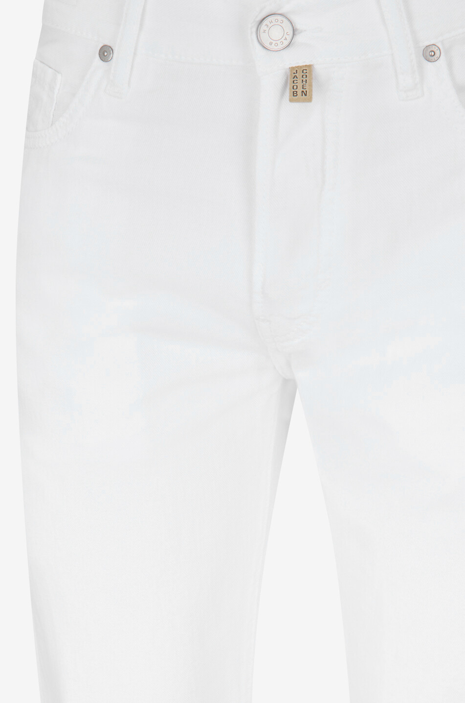 JACOB COHEN Edo Straight straight-leg cotton denim jeans Men WHITE 3