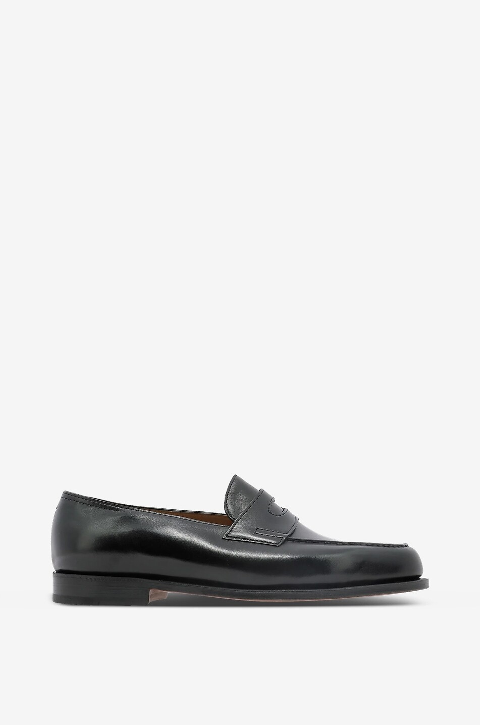 JOHN LOBB Lopez glossy leather loafers Men BLACK 1