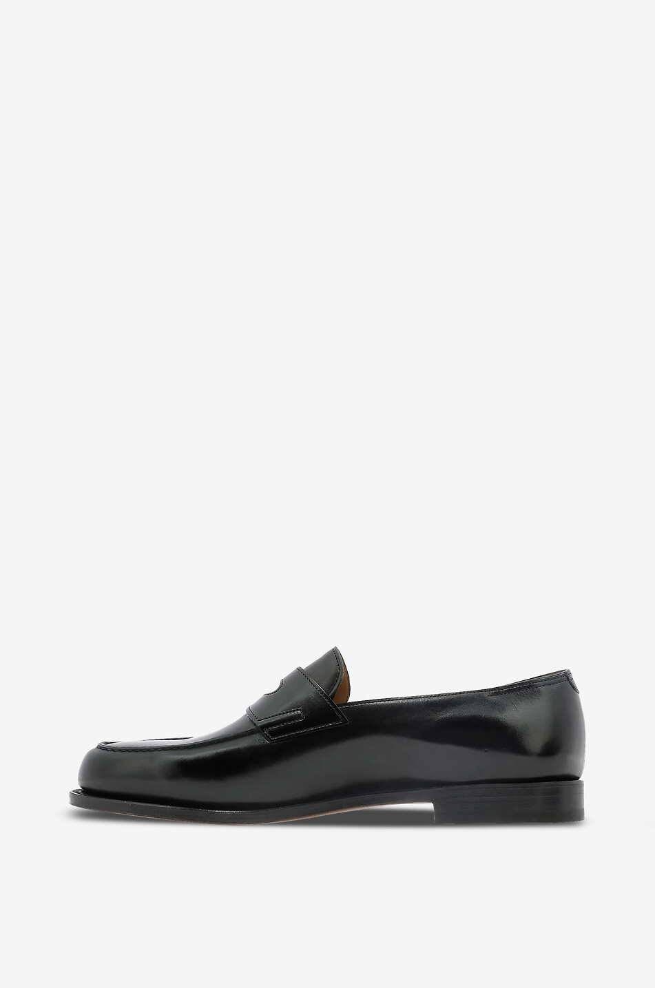 JOHN LOBB Lopez glossy leather loafers Men BLACK 3