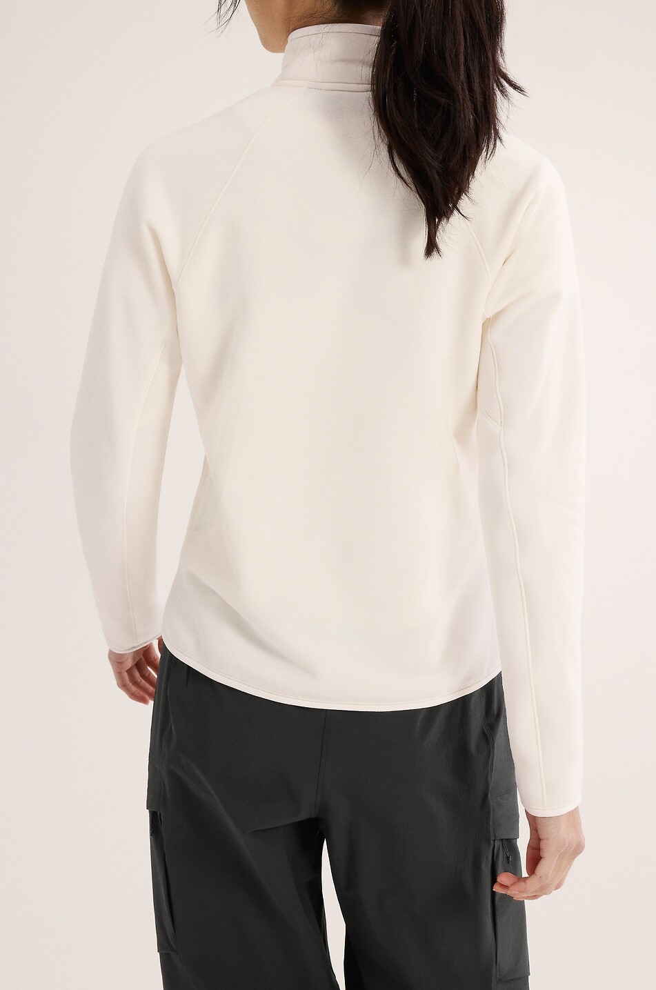 ARC'TERYX Kyanite fitted fleece high-neck lightweight jacket Women EGGSHELL 5