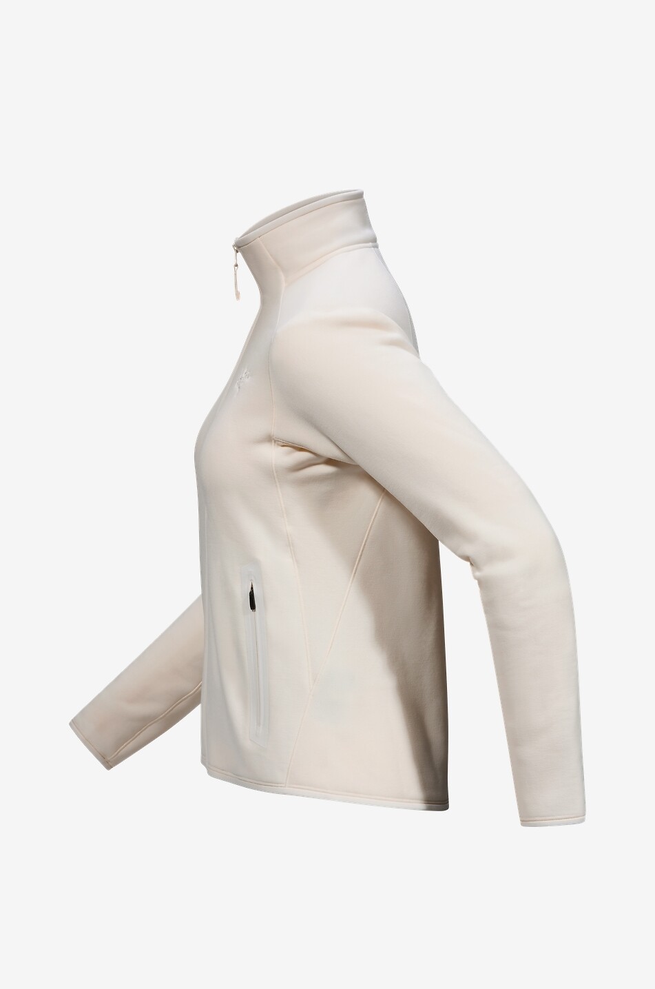 ARC'TERYX Kyanite fitted fleece high-neck lightweight jacket Women EGGSHELL 2