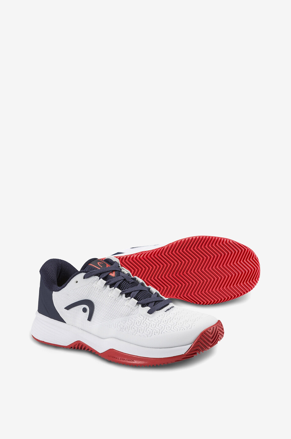 HEAD Kinder-Tennisschuhe für Sandplatz Revolt Pro 5.0 Clay Unisex WEISS 3