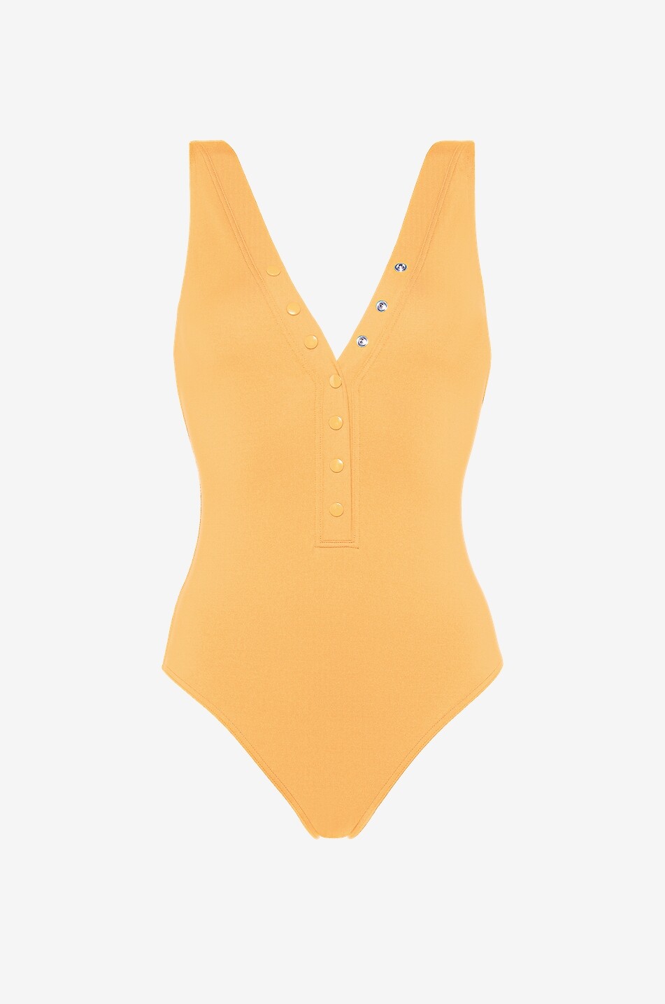Icône buttoned V-neck swimsuit