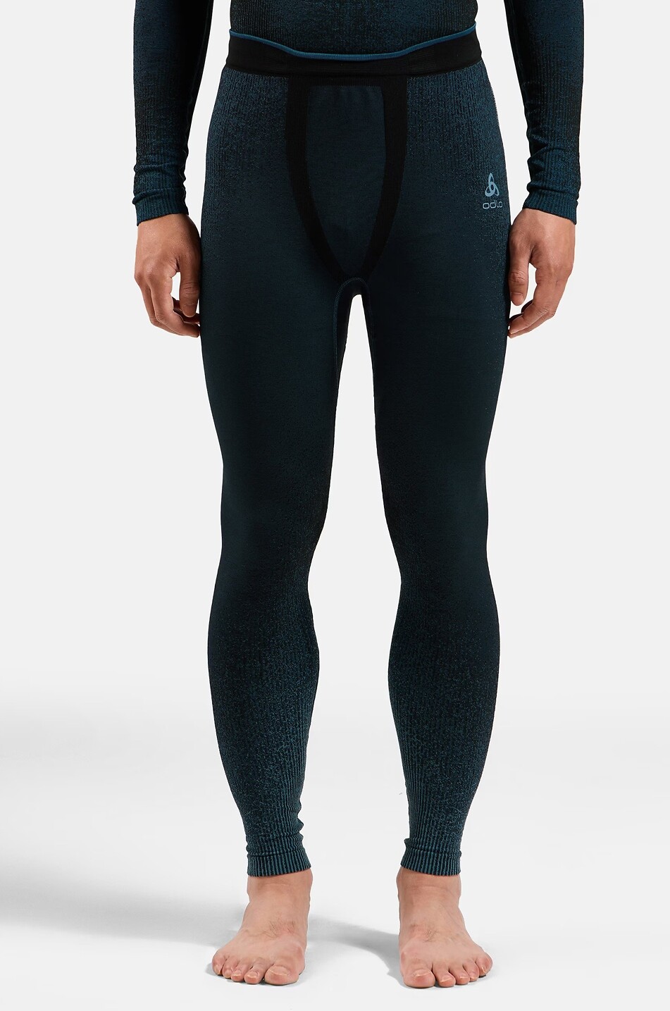 ODLO Thermische Lauftights Performance Warm Herren DUNKELBLAU 3