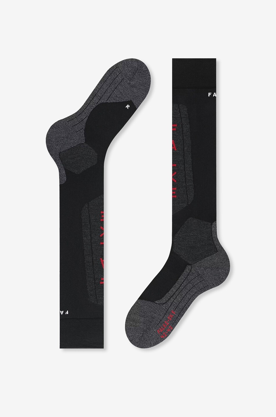 FALKE SK5 women's mid-calf ski socks Women BLACK 6