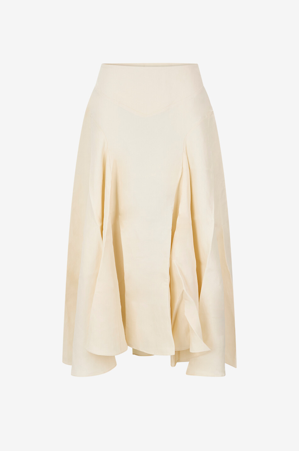 KALLMEYER Langer Rock aus Viskose und Leinen Alyse Damen BEIGE 1