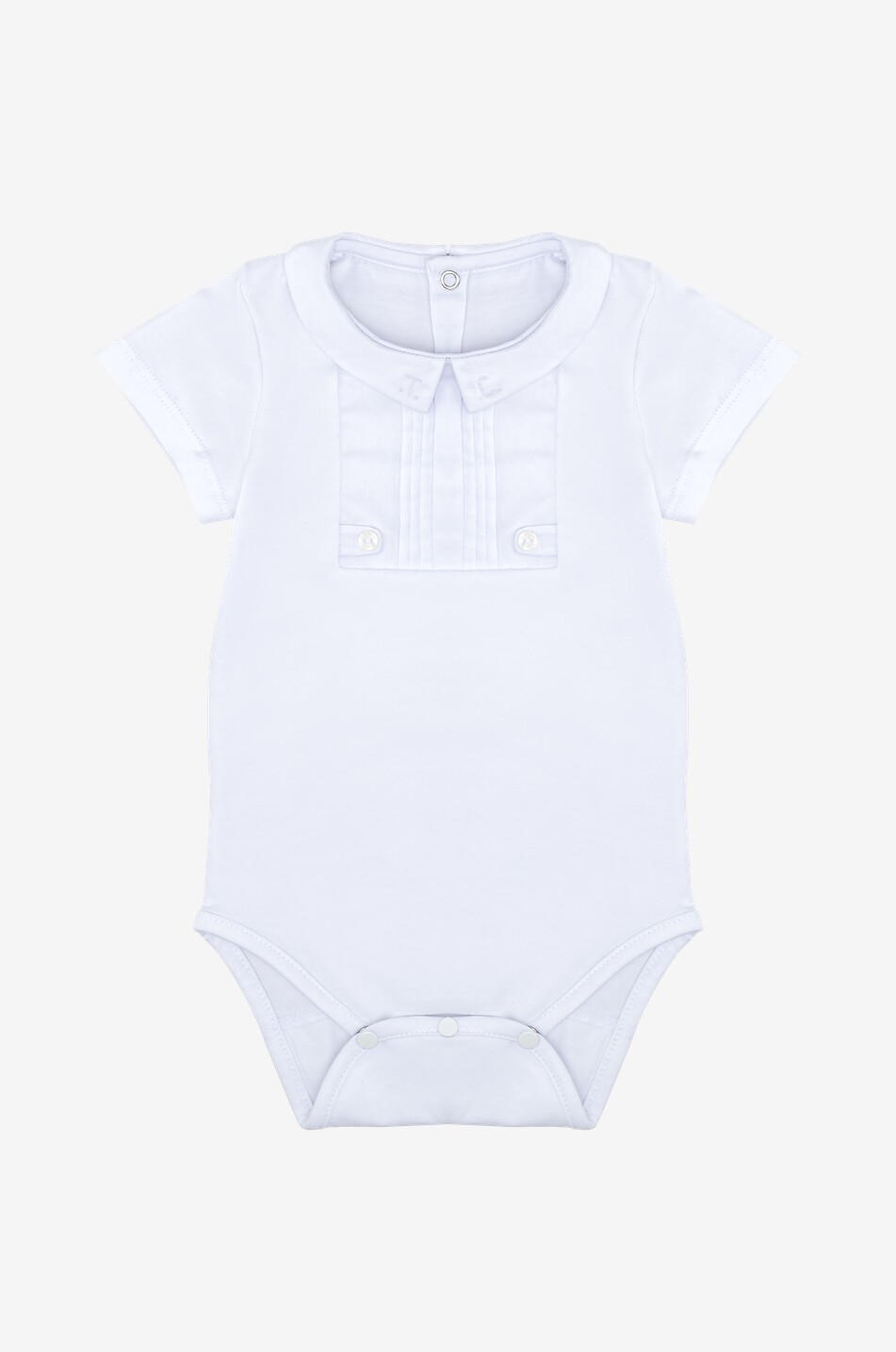 Body polo bébé à manches courtes en coton
