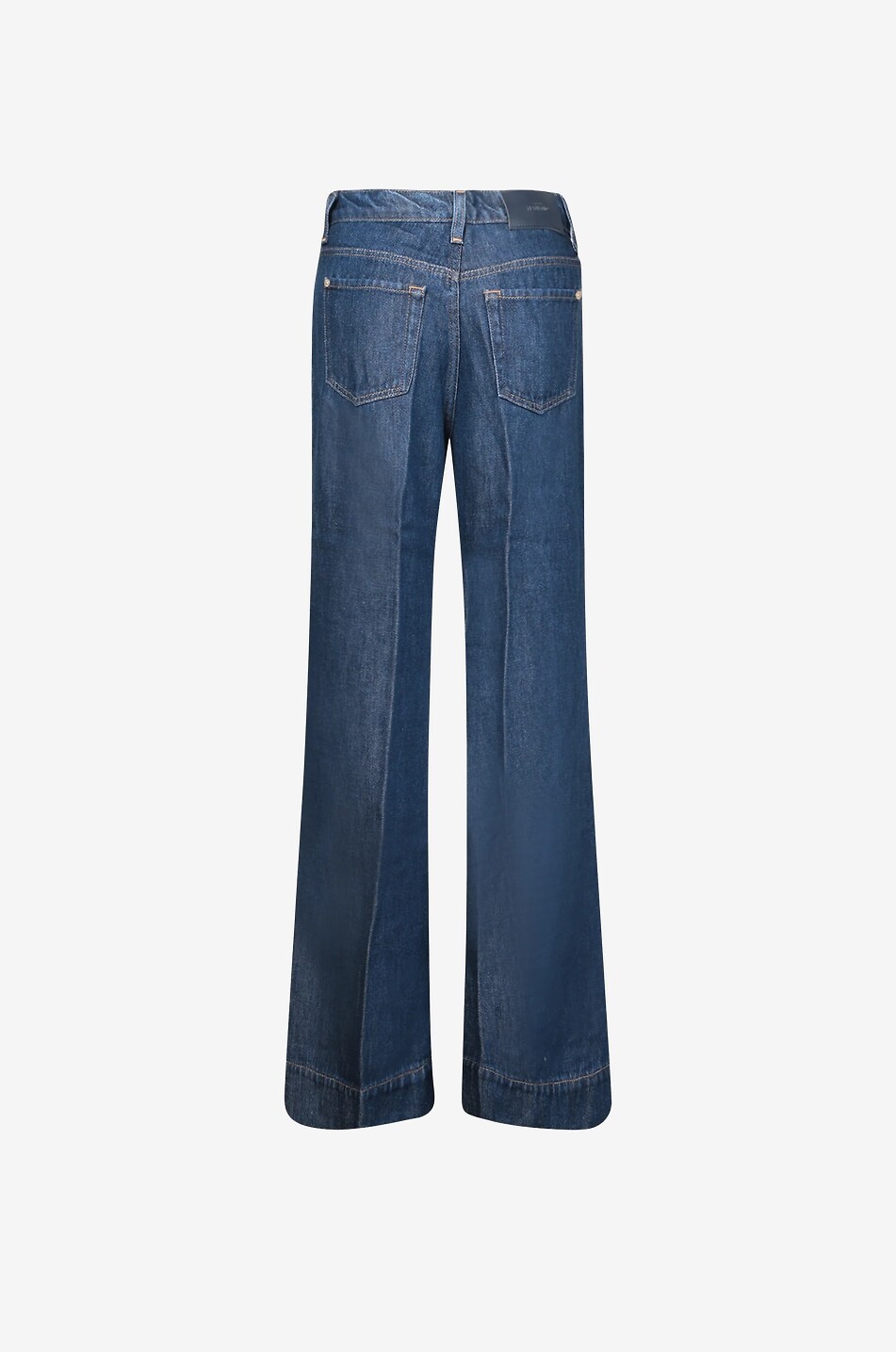 7 FOR ALL MANKIND Jean droit en denim Modern Dojo Femme BLEU FONCE 2