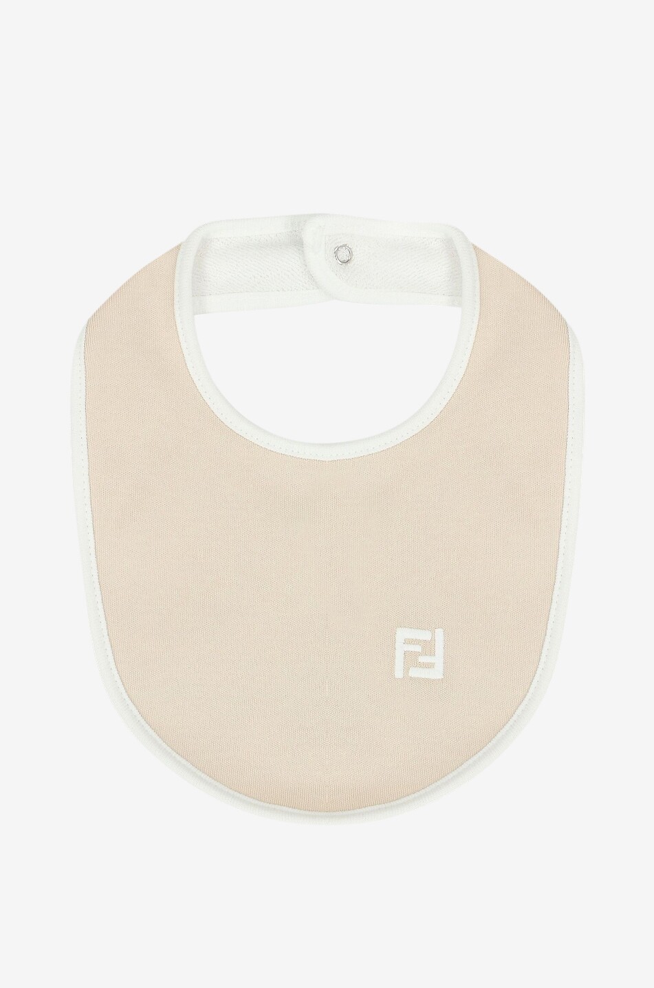 FENDI Baby cotton set all-in-one bib and bonnet Baby Light beige 5