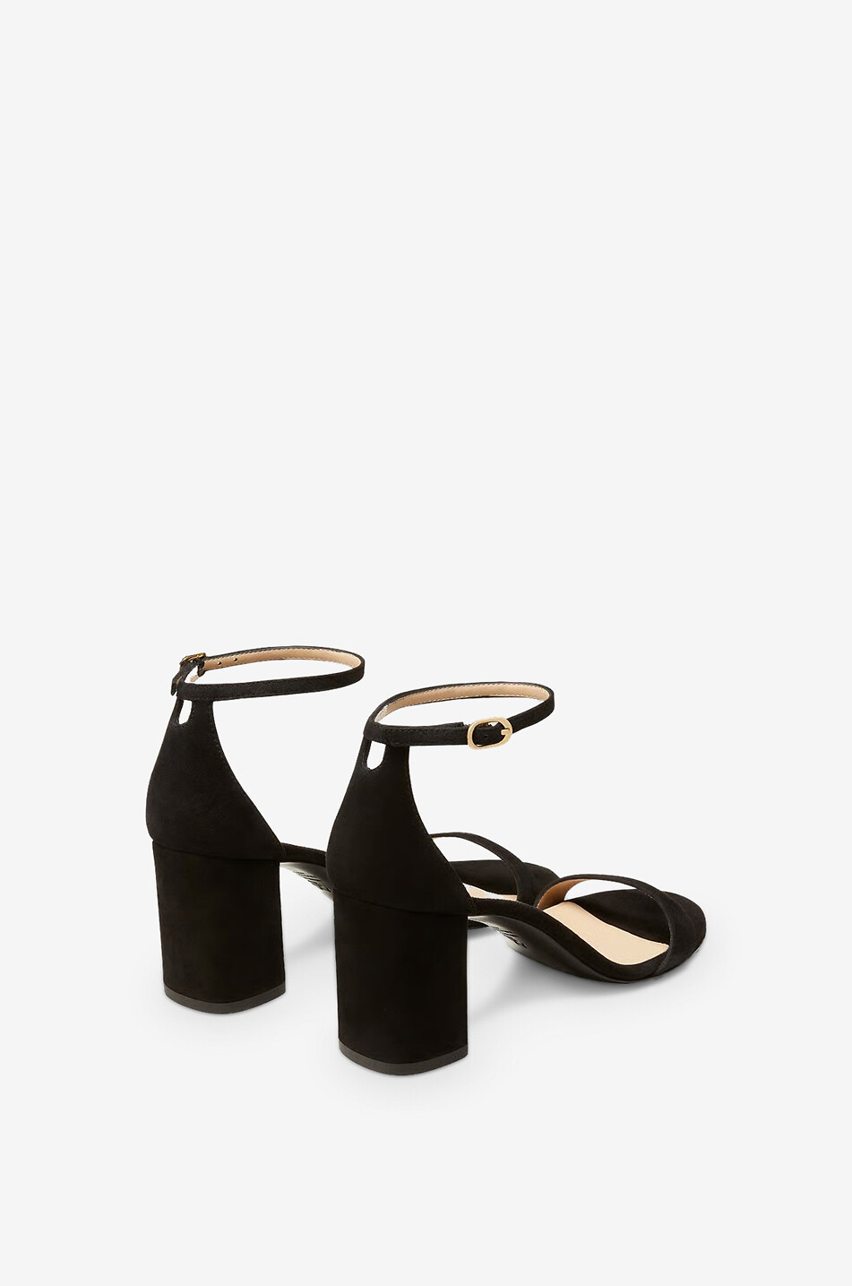 STUART WEITZMAN Sandales à talons hauts en daim Nudistarc 75 Femme NOIR 3