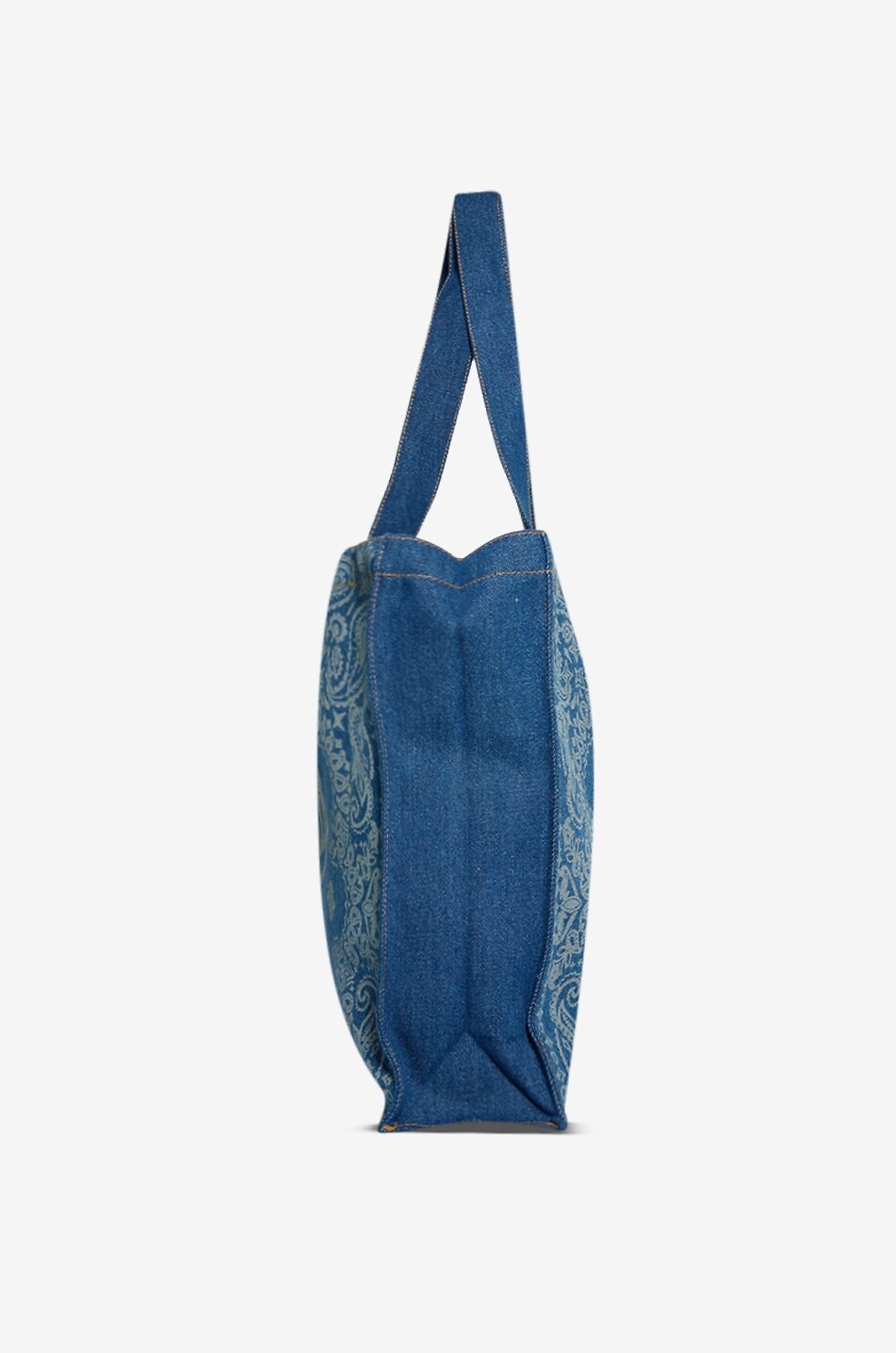 MC2 SAINT BARTH Essential Denim printed denim tote bag Women BLUE 4