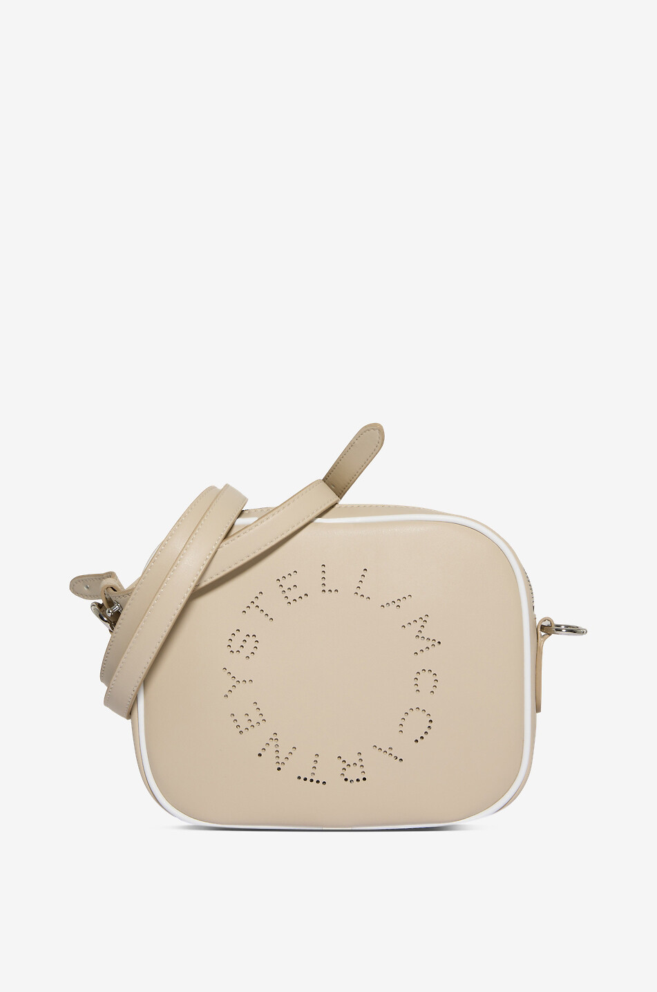 Logo Camera synthetic leather shoulder bag
