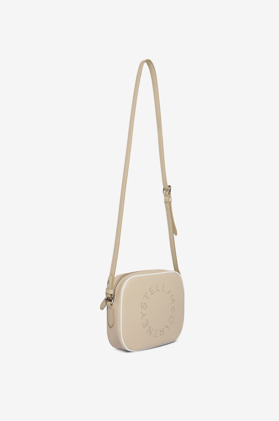 STELLA McCARTNEY Logo Camera synthetic leather shoulder bag Women EGGSHELL 2
