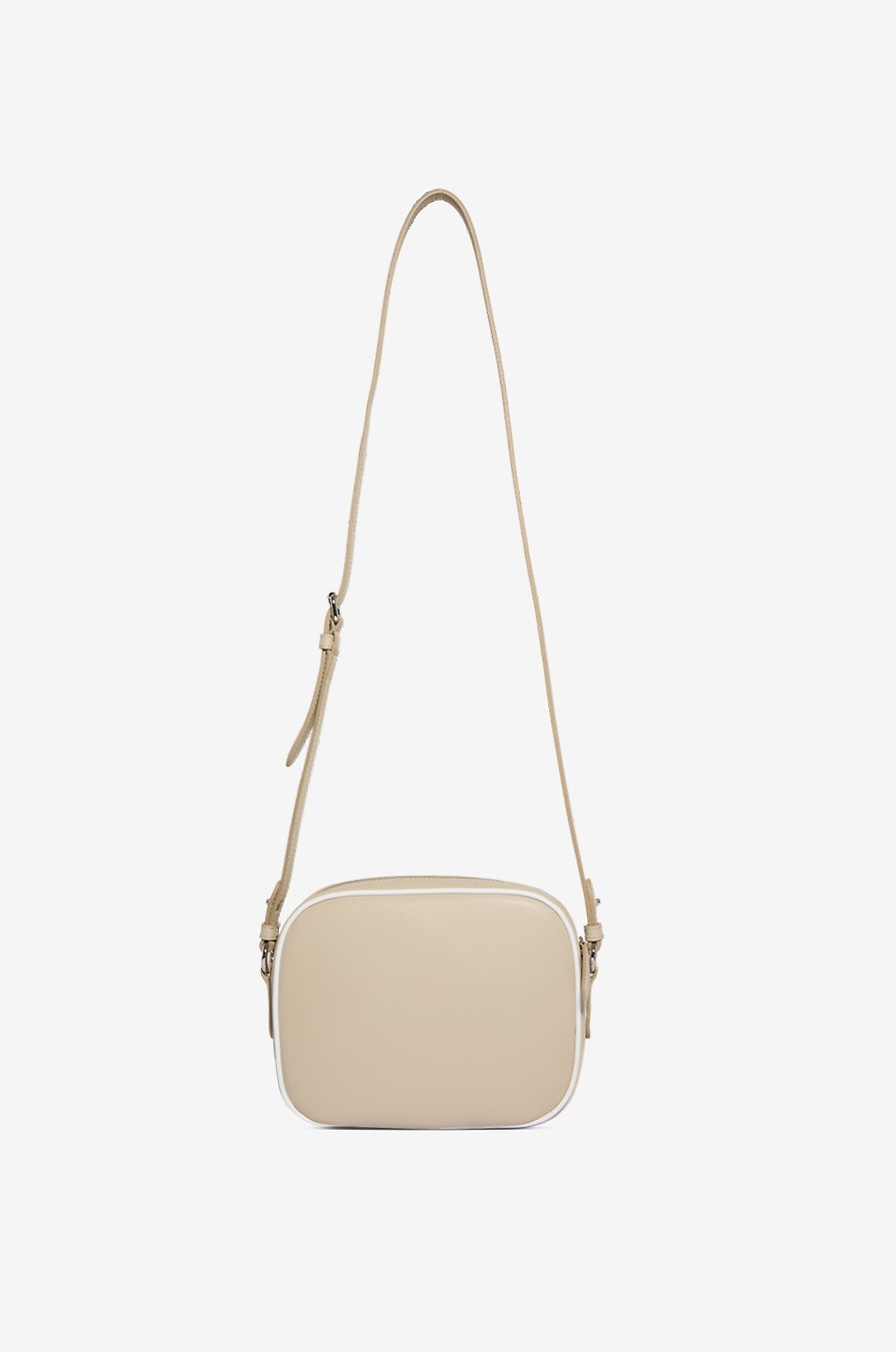 STELLA McCARTNEY Logo Camera synthetic leather shoulder bag Women EGGSHELL 3