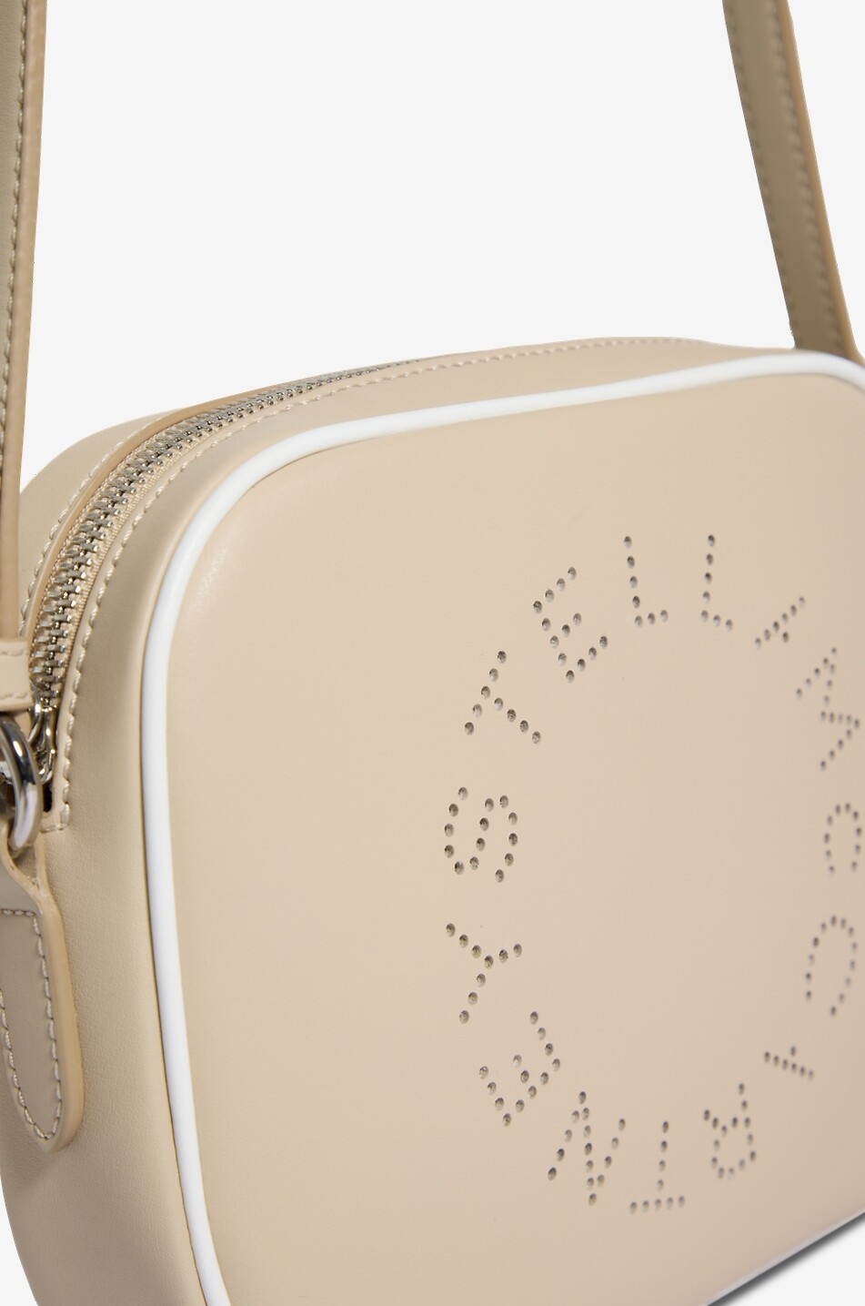STELLA McCARTNEY Logo Camera synthetic leather shoulder bag Women EGGSHELL 5