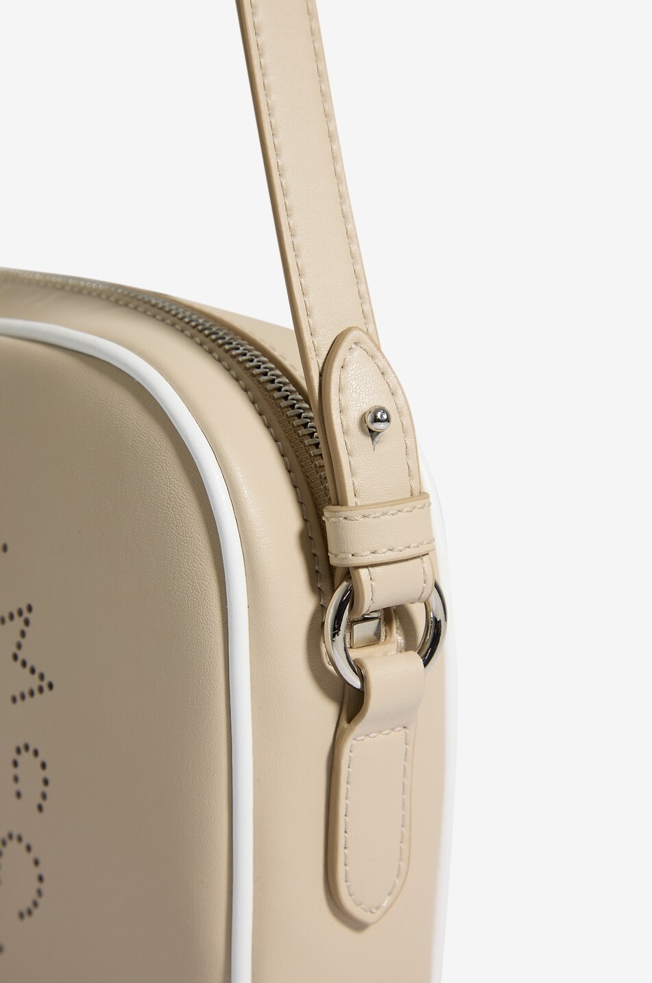 STELLA McCARTNEY Logo Camera synthetic leather shoulder bag Women EGGSHELL 6
