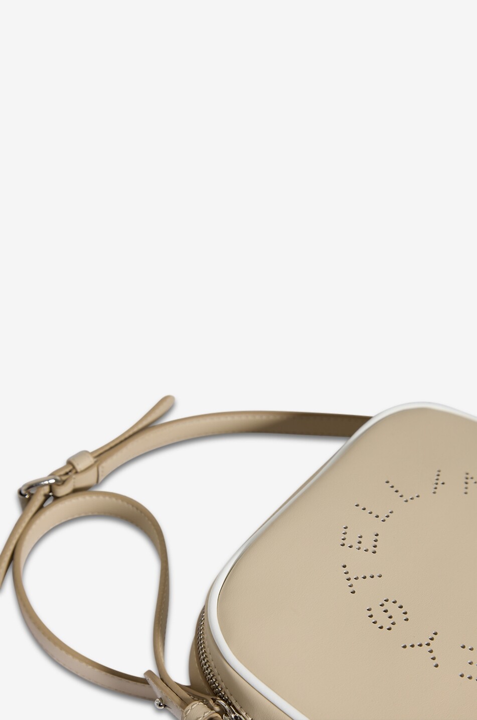 STELLA McCARTNEY Logo Camera synthetic leather shoulder bag Women EGGSHELL 7