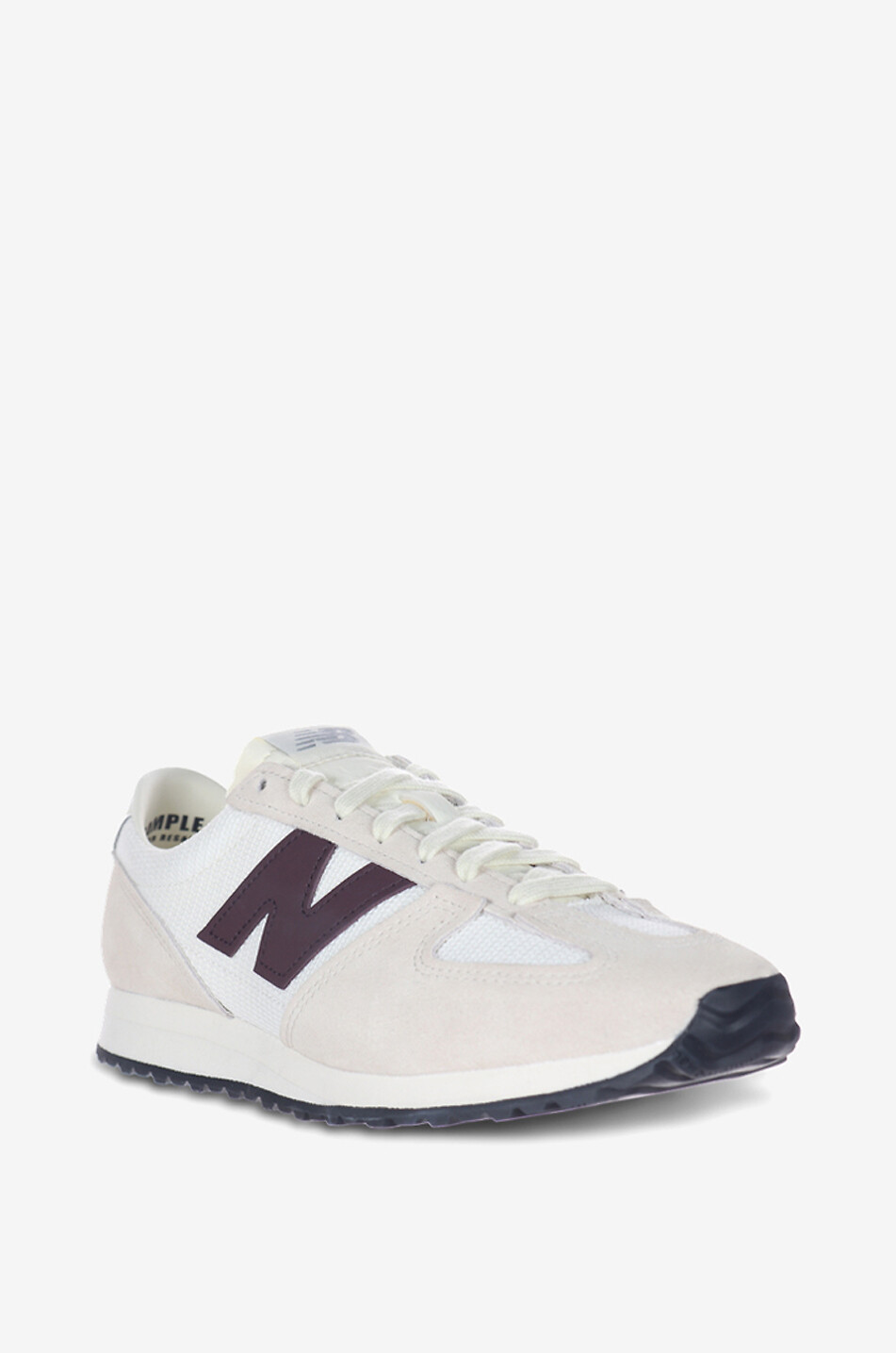 NEW BALANCE Niedrige Schnürsneakers aus Wildleder und Mesh 471 Damen CREMEFARBEN 1