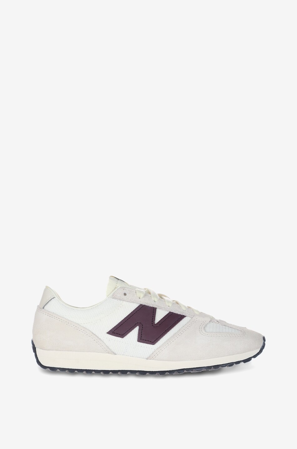 NEW BALANCE Niedrige Schnürsneakers aus Wildleder und Mesh 471 Damen CREMEFARBEN 2
