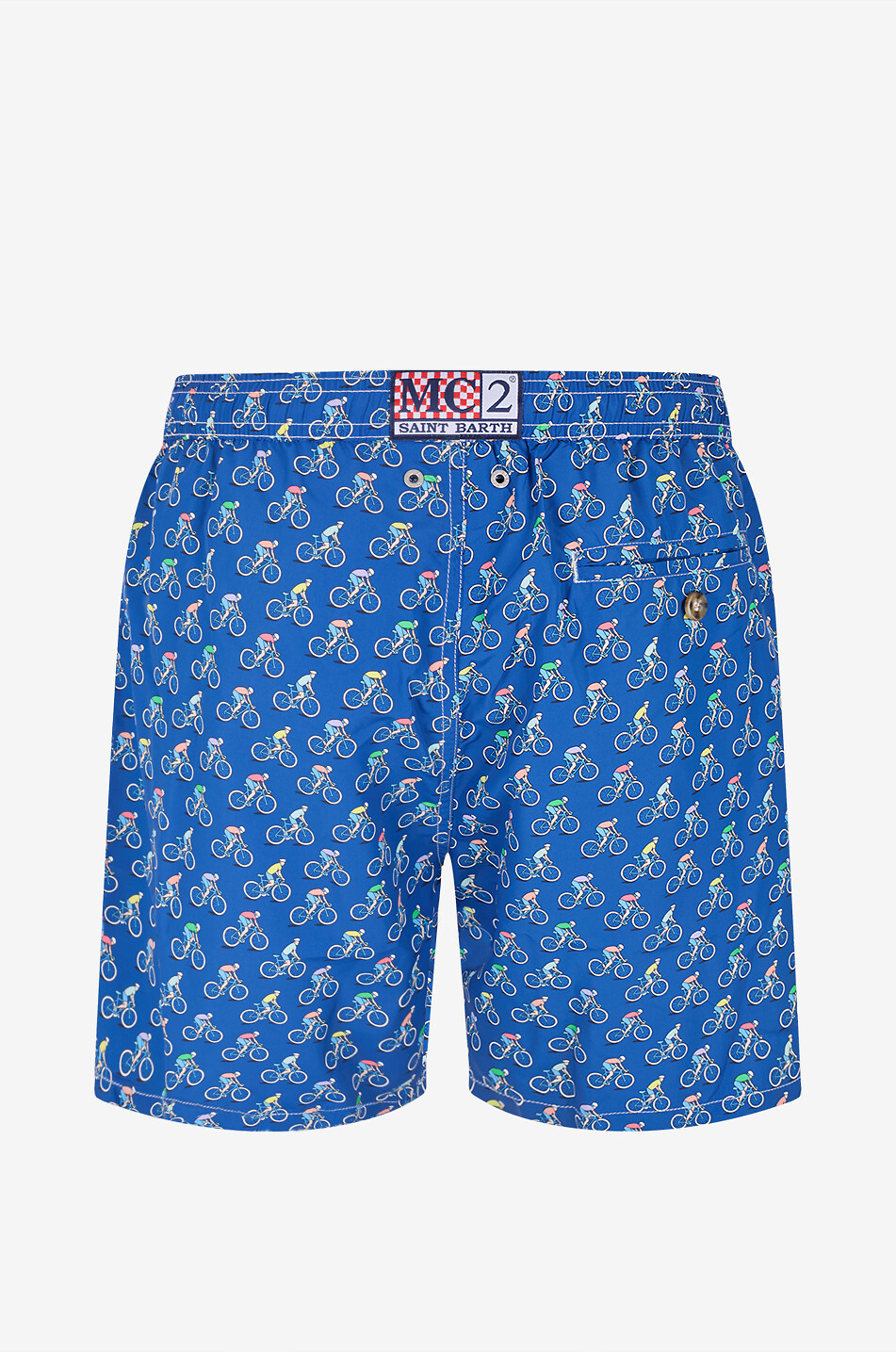 MC2 SAINT BARTH Badeshorts mit Print Lighting Micro Fantasy Herren DUNKELBLAU 2