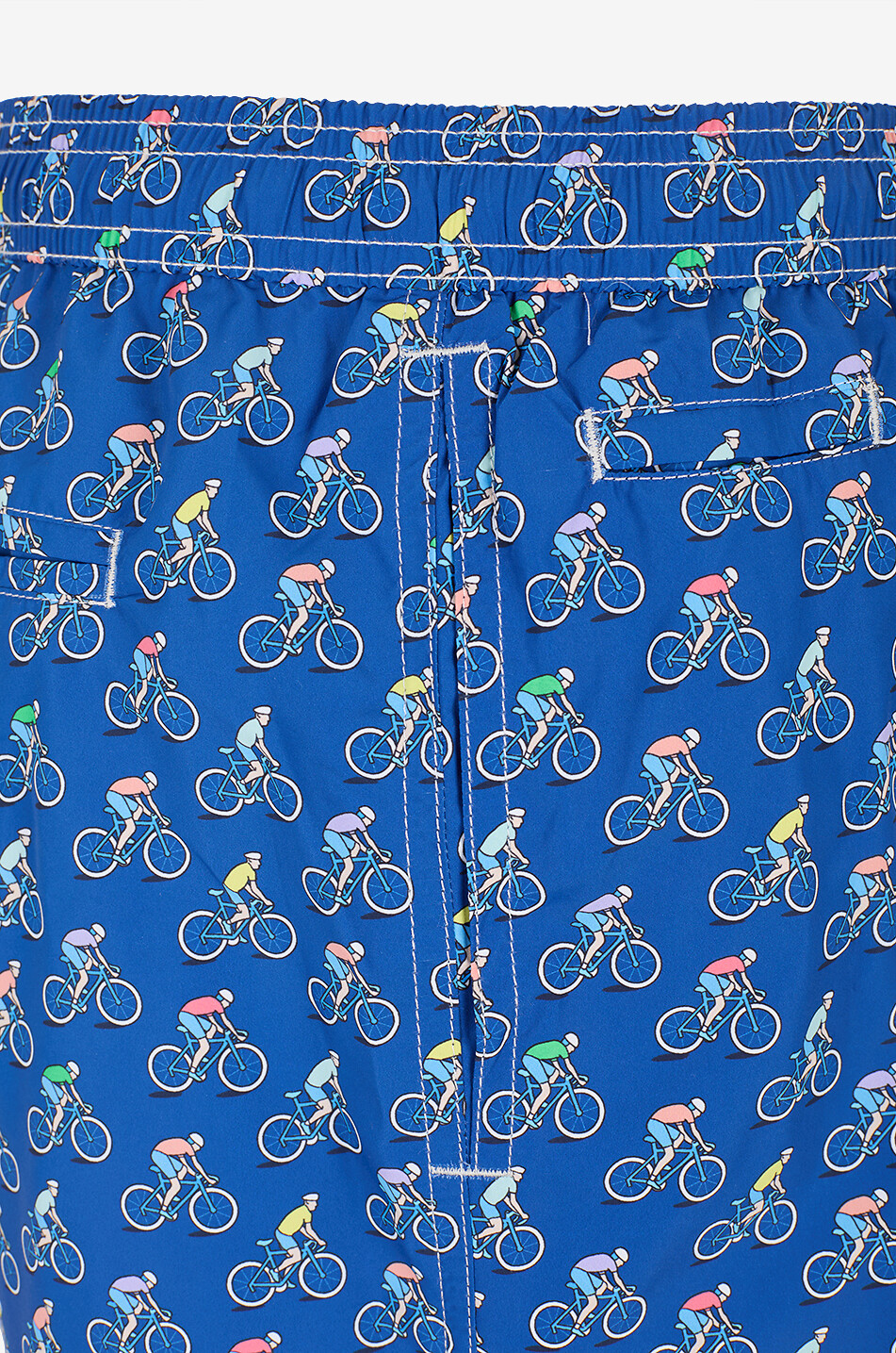 MC2 SAINT BARTH Badeshorts mit Print Lighting Micro Fantasy Herren DUNKELBLAU 3