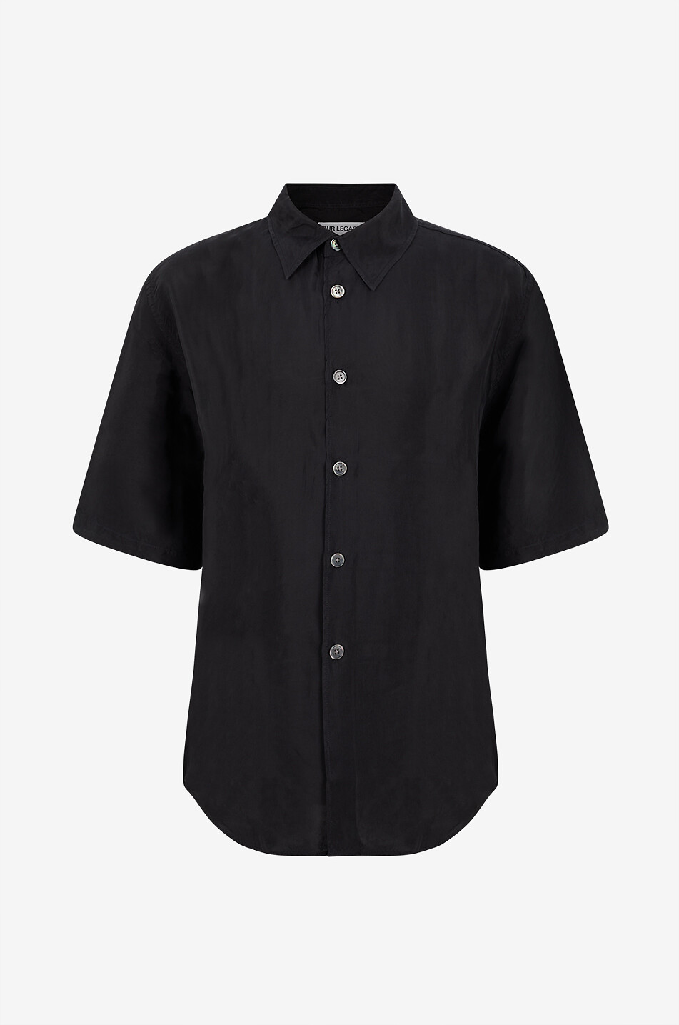 Beyond Shirt relaxed short-sleeved shirt - OUR LEGACY - BLACK