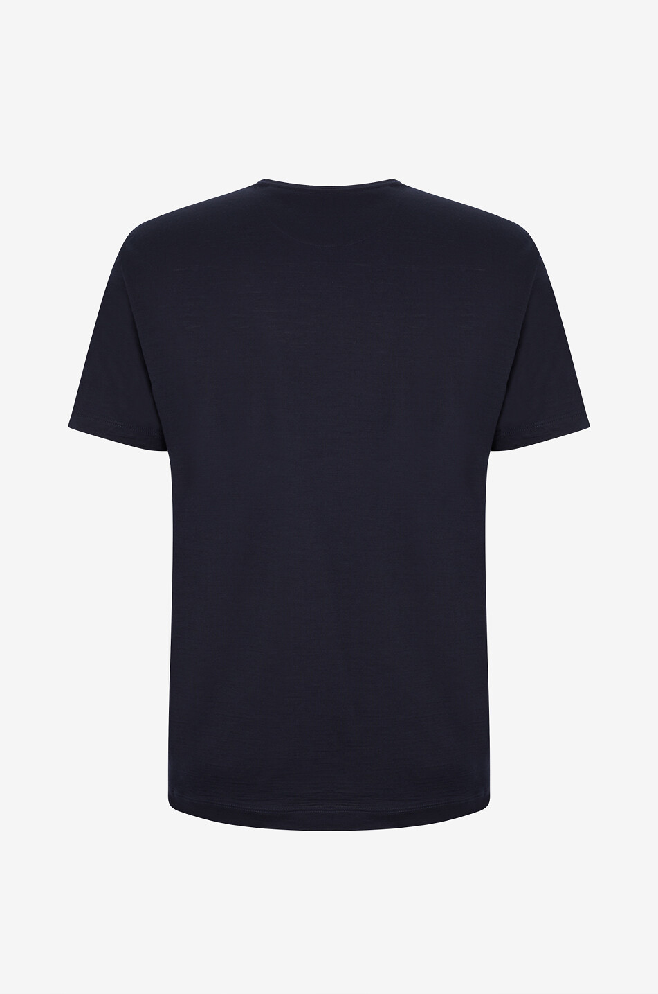 MAURIZIO BALDASSARI T-Shirt aus Schurwolle Herren DUNKELBLAU 2