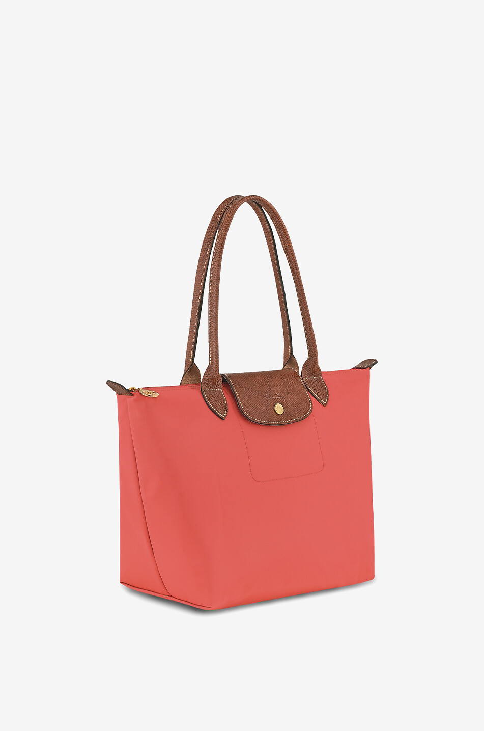 LONGCHAMP Sac cabas en toile enduite Le Pliage Original M Femme ROUGE 2