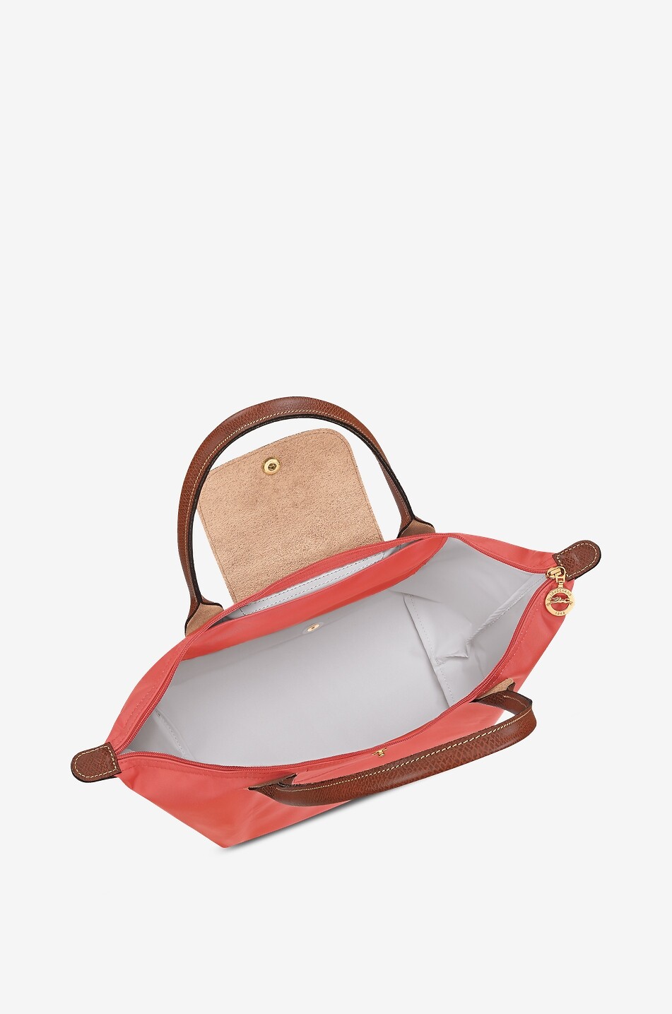 LONGCHAMP Sac cabas en toile enduite Le Pliage Original M Femme ROUGE 4
