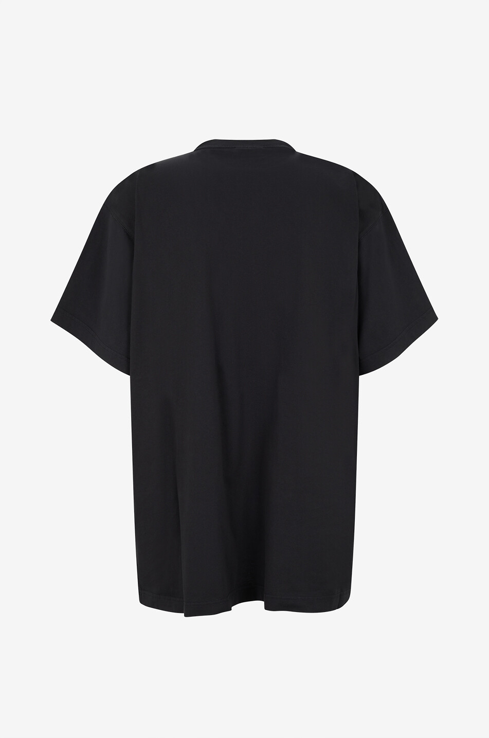 BALENCIAGA Oversize-T-Shirt mit rundem Ausschnitt aus Baumwolle Herren SCHWARZ 2