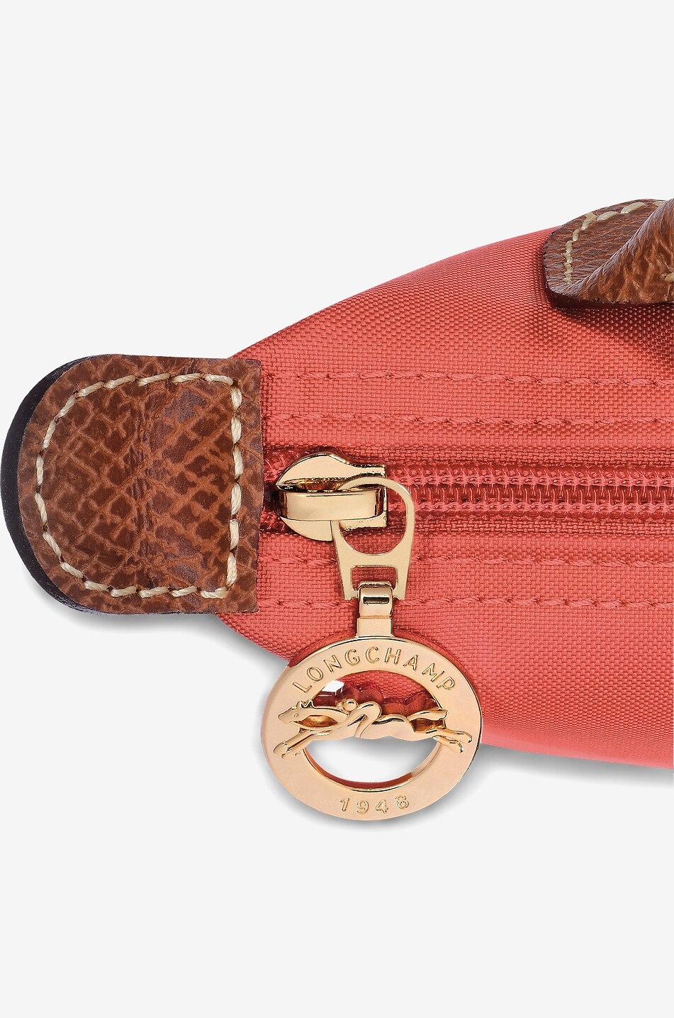 LONGCHAMP Le Pliage Original canvas cosmetic case with top handle Women RED 5