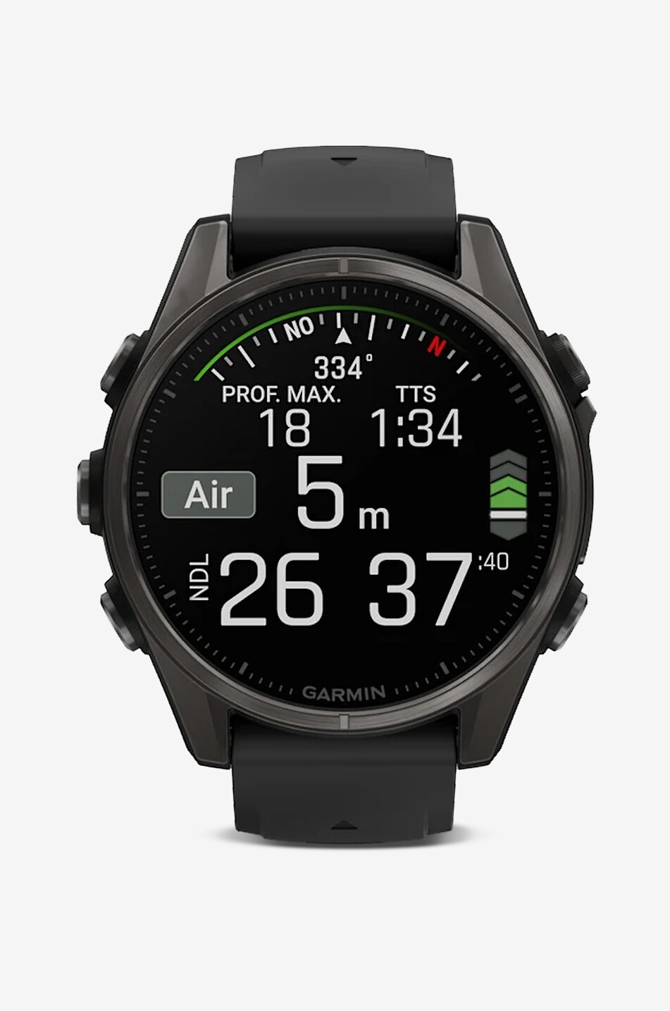 GARMIN Montre connectée GPS avec cardio Fenix 8 Amoled Unisexe GRIS FONCÉ 6