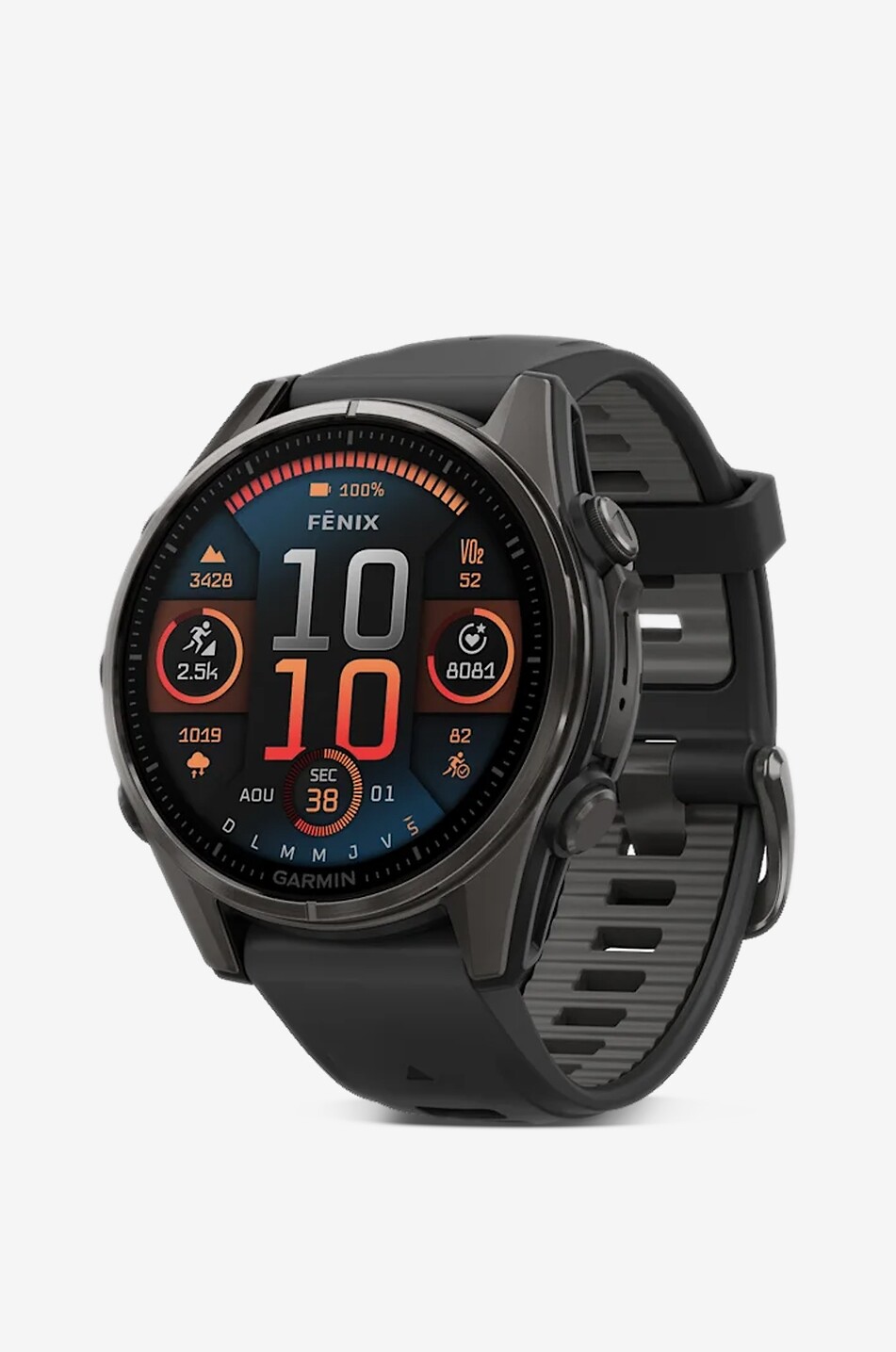 Montre connectée GPS avec cardio Fenix 8 Amoled
