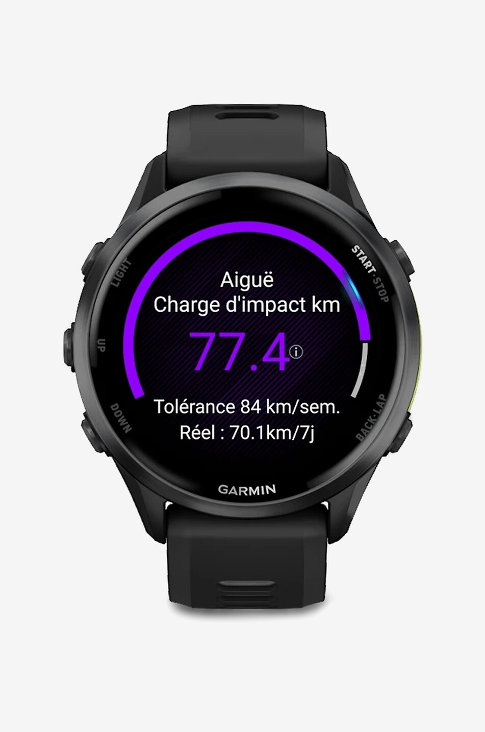 GARMIN Montre connectée GPS avec écran AMOLED Forerunner 970 Unisexe NOIR 6