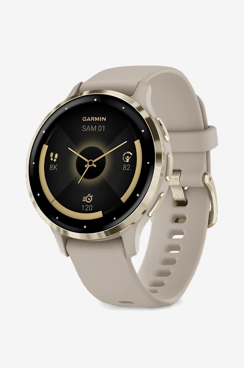 GARMIN Smartwatch mit GPS und Herzfrequenzmessung Venu 3S Unisex HELLGRAU 1