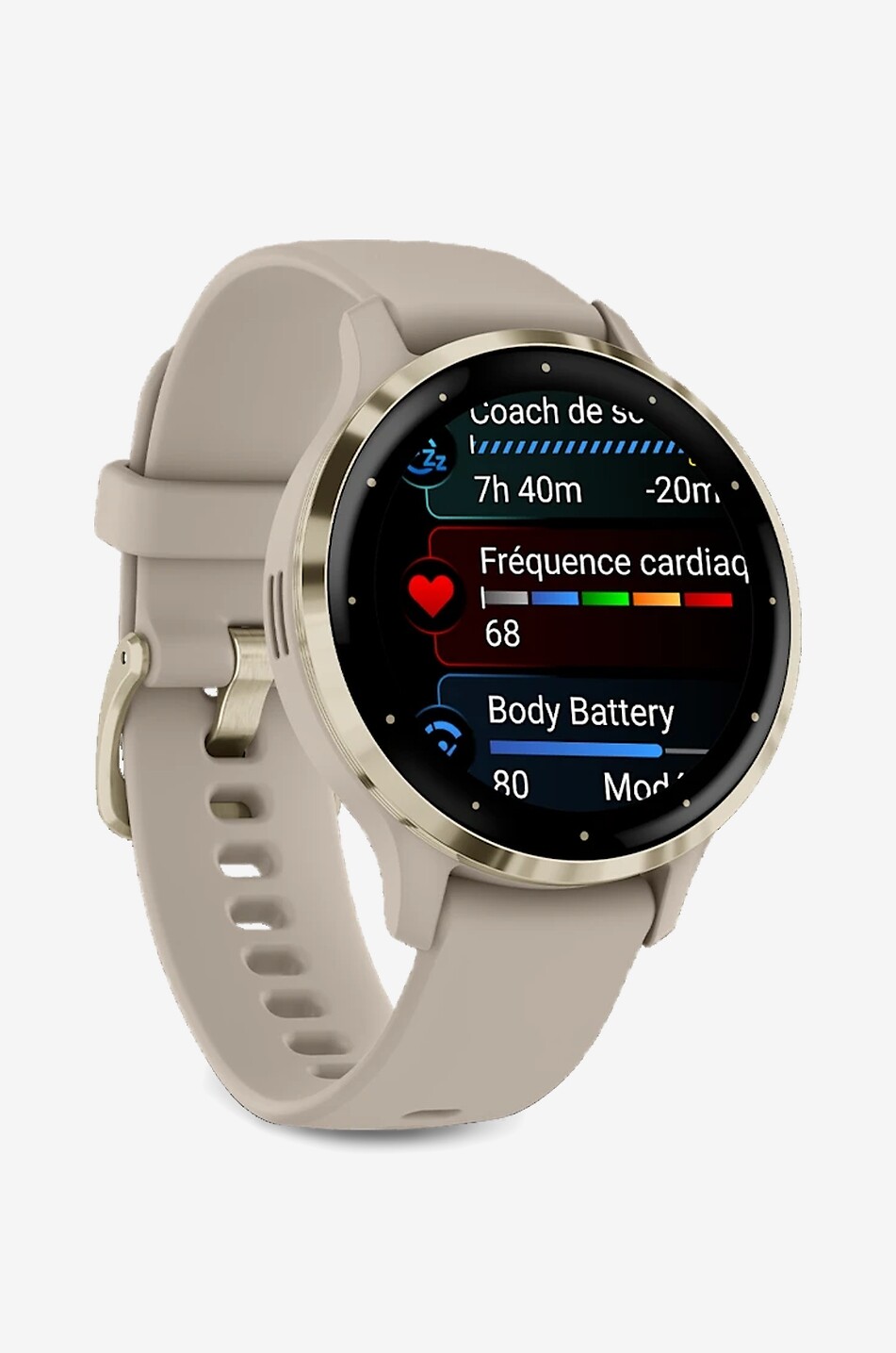 GARMIN Smartwatch mit GPS und Herzfrequenzmessung Venu 3S Unisex HELLGRAU 3