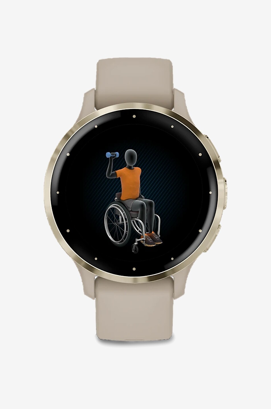 GARMIN Smartwatch mit GPS und Herzfrequenzmessung Venu 3S Unisex HELLGRAU 6